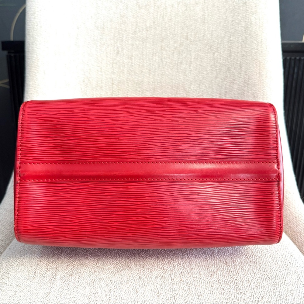 Louis Vuitton Red Satchel - Picture 17 of 17